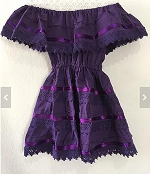 purple campesino dress