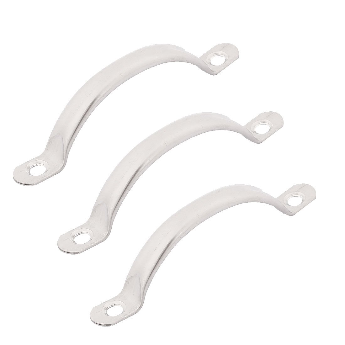 Sourcingmap 9.5cm x 1.1cm x 2cm Furniture Cabinet Drawer Pull Handle 3Pcs