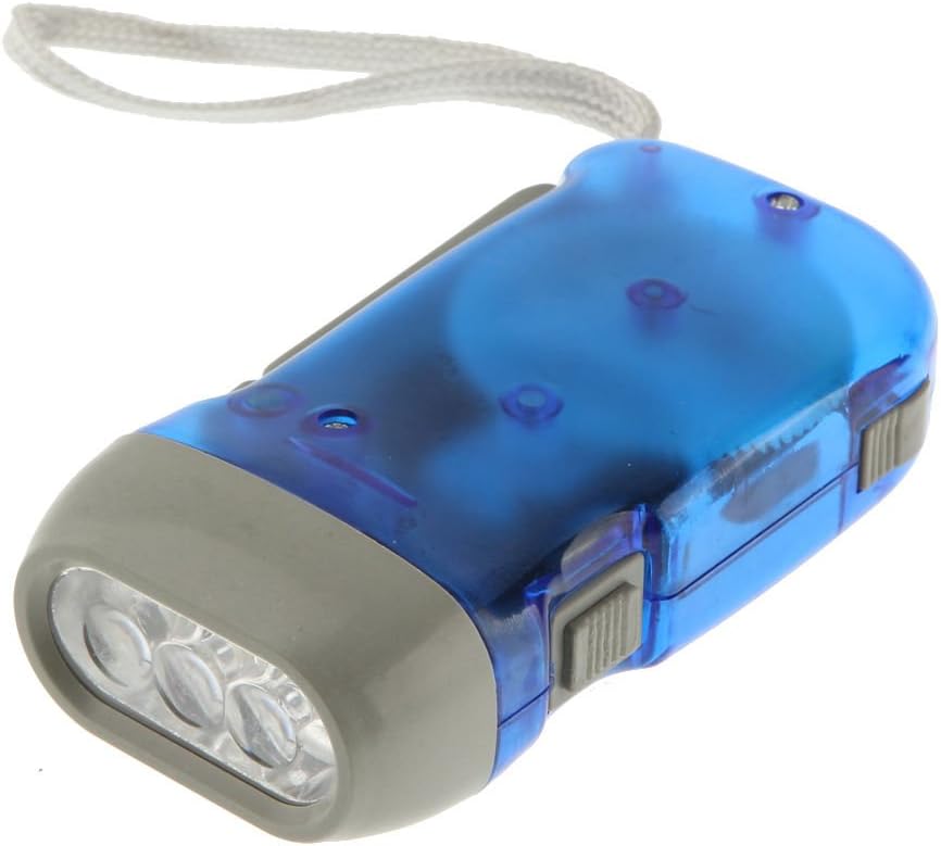 Flashlights 3 LED Dynamo Wind up Flashlight Handpressing Flashlight