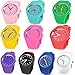 Bestcrew® Wholesale Lots of 10pcs Unisex Men Women Girl Ultra-thin Silicone Jelly Gel Quartz Wrist Watches