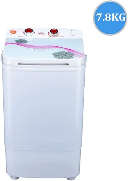 Zrwzz Grande Capacite Cylindre Simple Single Barrel Lave Linge Lavage Simple Location Maison Wave House Wheel Type De Petite Mini Machine A Laver Semi Automatique Sans Deshydratation 7 8 Kg Amazon Fr Cuisine Maison