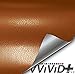 VViViD+ Fine Grain Brown Leather Soft Touch Vinyl Wrap Sheet Roll 1ft x 5ft)