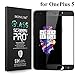 BONUM Oneplus 5 Screen Protector, Full Coverage Anti Scratch and Fingerprint, Bubble-free 3D Curved Protection - Black
