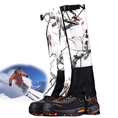 Peakit Hunting Leg Gaiters Waterproof Boot Gaiters Snow Shoe Cover for Men and Women, Camo Gaiters Against Snake Bug Mud Dirt