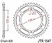 JT Sprockets JTR1847.48 48T Steel Rear Sprocket , black , 48 Tooth