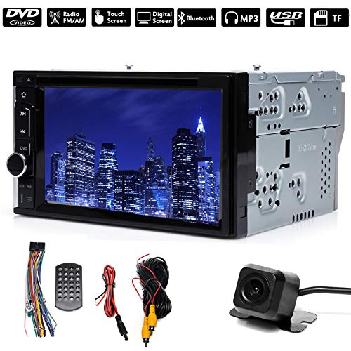 2 Din Car Stereo with Backup Camera, 6.2