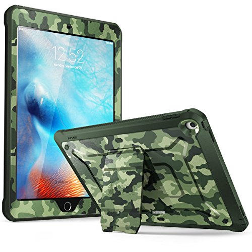 SUPCASE [Unicorn Beetle Pro Series] Case Designed for iPad 9.7 2018/2017, with Built-in Screen Protector & Dual Layer Full Body Rugged Protective Case for iPad 9.7 5th / 6th Generation (Camo)