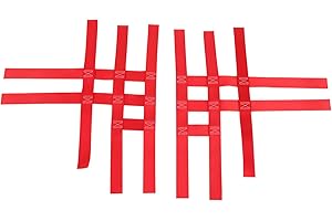 MotoSport 81-0303 Replacement EZ-FIT Nerf Bar Nets - Red