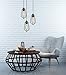 CLAXY® Ecopower Vintage Style Industrial Oil Rubbed Bronze Hanging Light Mini Pendant Wire Cage Lamp