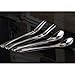 VANRA 5in 4-Piece Flatware Set - Silver Stainless Steel - 2 Forks and 2 Spoons - Salad, Teaspoon, Cocktail, Coffee, Serving, Appetizer