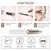 Eyebrow Trimmer for women, Eyebrow Hair Remover, Painless Portable Precision Electric Eyebrow Hair Trimmer, Epilator for women Eyebrows with LED Light, Rose Gold (Batteries not Included)