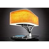 bonsai bluetooth speaker lamp with wireless charging pad
