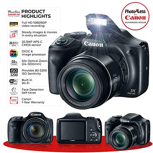 50x Optical Zoom Canon Camera Sx540hs Canon PowerShot