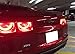 iJDMTOY 4pc Set Red LED Circuit Boards Compatible With 2010-2013 Chevrolet Camaro, For Taillamp Afterburner Halo Ring Effect Retrofit w/Taillight and Brake Light Feature