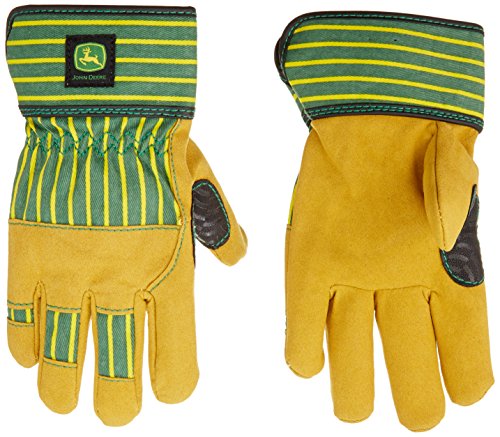 Kid's Everyday Work Yellow and Green Gloves
