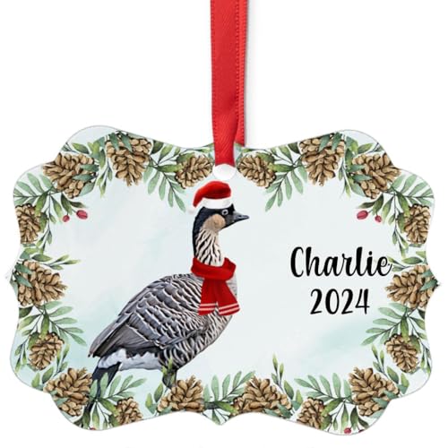 Nene Goose Christmas Ornament 2024 - Personalized