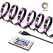 inShareplus LED TV Backlight Strip, 1M/3.3Ft Total 30 LEDs RGB LED Strip Lights for 40 to 60 in HDTV Neon Light Bias Lighting with RF Remote, 5V USB Powered