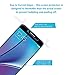 [2 Pack] Samsung Galaxy Note 5 Privacy Tempered Glass Screen Protector, Haodewei [Easy-Install] Bubble Free [Touch Sensitive] +1 Pack Carbon Fiber Back Protector
