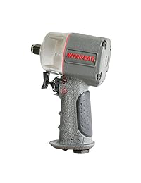 AIRCAT 1056-XL llave de impacto compacta, 1 2 pulgadas, plateado y gris.
