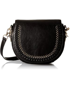 Astor Saddle with Studs Shoulder Bag
