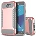 Galaxy J7 V Case,Galaxy J7 Sky Pro / J7 Perx / J7V 2017 Case,BSlvwg Shock Absorbing Heavy Duty Hybrid Dual Layer Hard Back and Soft Silicone Inner Case for Samsung Galaxy J7 2017 - Rose Gold/Grey