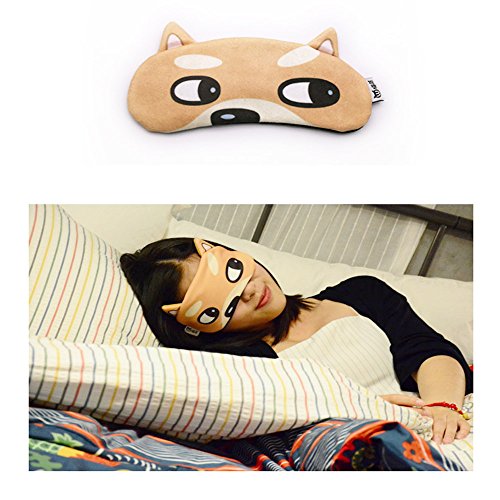 [2 PACK] MicroBird Cat&Dog Cute Sleep Eye Mask with gel pad, Hot & Cold Therapy for Insomnia Puffy Eyes, Super Soft and Light, for Sleeping, Shift Work,Blindfold Eyeshade for Men and Women kid - Thumbnail 4