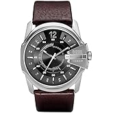 Diesel Men's Master Chief with Stainless Steel Bracelet or Leather Band Watch