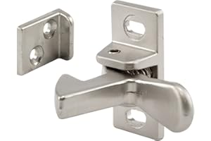 Prime-Line U 10882 Cabinet Door Elbow Catch, Cast Aluminum, Satin Nickel (Single Pack)