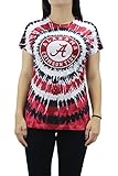 Creative Apparel Women' s NCAA Alabama Crimson Tide Tie Dye Bling T-Shirt