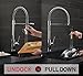 Delta Essa Matte Black Touch Kitchen Faucet with Pull Down Sprayer, Modern Single Hole Touch On Kitchen Sink Faucet, Single Handle, Matte Black 9113T-BL-DST