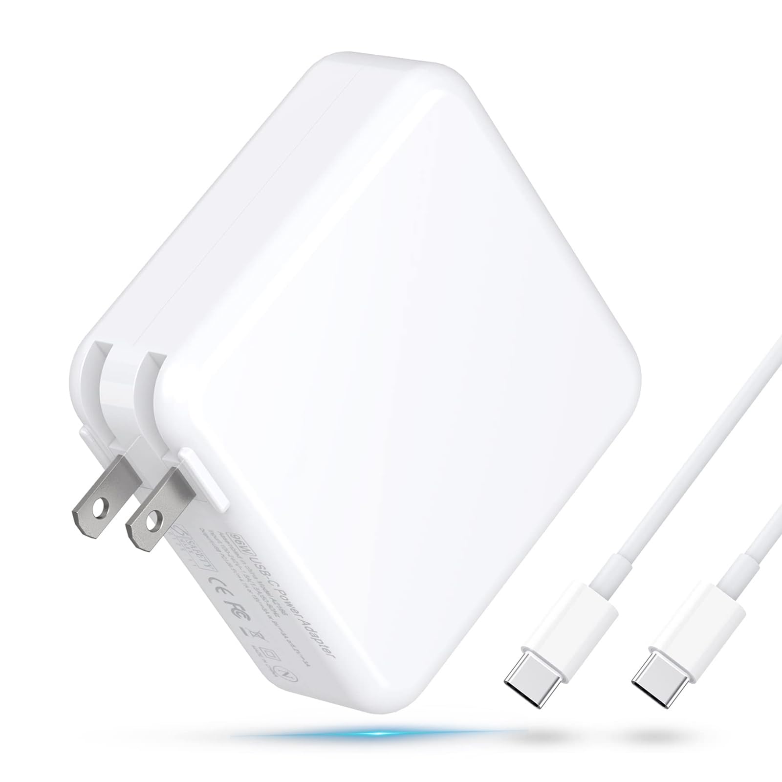 Photo 1 of Replacement MacBook Air Charger for MacBook Pro Charger 100W USB C Power Adapter for Mac Book Pro 2022 2021 2020 2019 2018 16 15 14 13 Inch Fast Charging, and All Type C Devices Laptops