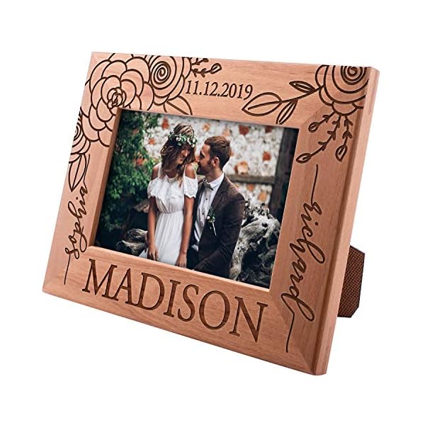 UnitedCraftSupplies Personalized Picture Frames for Couples Wedding