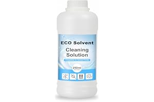 Aulay Eco Solvent Ink Cleaning Solution Printhead Cleaner Cleaning Fluid Cleaning Liquid Use for Roland Mutoh Mimaki DX XP600 for Roland eco Ink Cleaning 250ML