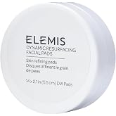 ELEMIS Dynamic Resurfacing Facial Pads, Gentle Textured Treatment | Daily exfoliating pads for face. Dual textured treatment for radiant skin as an alternative to harsh scrubs and retinoids.