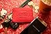 Run Baby Sleek, Slim Wallet for Men & Women. Best for Sports & Travel (red)