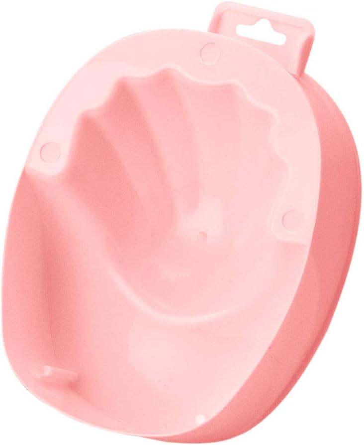 Ktyssp Portable Manicure Tools Nail Art Soak Bowl Off Hand Spa Bath Soaker Treatment (Pink)