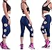 Athletics Sports Yoga Soft Stretch Under Knee Tights Short Pants Leggings S-XL