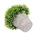 Juvale 3-Pack Mini Fake Plants Decoration, Potted Artificial Plant Pots for Indoor Outdoor Home Décor, with Paper Pulp Pots, 5 x 4.2 x 5 Inches