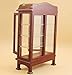 EatingBiting（R） 1:12 Dollhouse Miniature Doll Furniture Wooden Brown Display Cabinet Cupboard for Fairy Doll Home Scene 1:12 Dollhouse Miniature Doll Furniture Wooden Brown Display Cabin