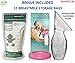 Silicone Breastfeeding Manual breast Pump Milk Collector Suction with Lid - 100% BPA & BPS Free Food Grade Silicone - Box Contains Lid, 15 Breast Milk Storage Bags & Breast Pump by Smartue