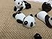 Fonder Mols 8pcs Ceramic Baby Panda Chopstick Rest Spoon Fork Knife Holder