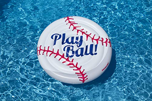 Swimline Inflatable Baseball Ride-On Pool Float | Pricepulse