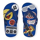 The Children's Place Kids' E BB Emoji Pizza Flat Sandal