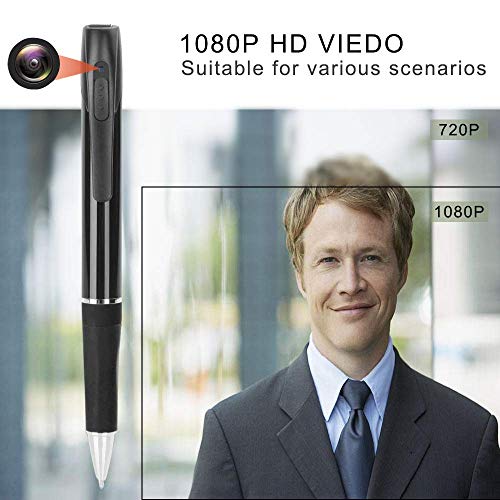 Mini Hidden Camera Pen Spy Camera HD 1080P Video Recorder, Spy Gear Body Camera Portable Pocket