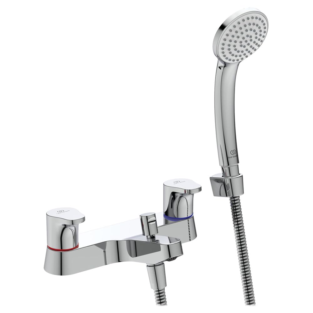 Ideal Standard Cerabase Dual Control Bath Shower Mixer tap, BD058AA, Chrome