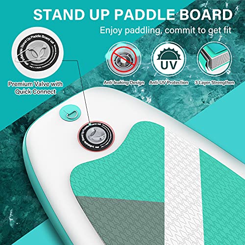 Gruper Paddle Board 10.5ft SUP + Kit Inflatable Paddle Boards for