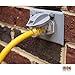 Iron Forge Cable 10 Foot Lighted Outdoor Extension Cord - 12/3 SJTW Heavy Duty Yellow Extension Cable with 3 Prong 15 AMP Grounded Plug for Safety