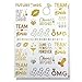 58 Bachelorette Party  - Team Bride, Future Mrs, Buy Me A Drink (2 sheets)- Temporary Flash Tattoos,Waterproof Temporary Tattoos,Naughty Bridal Shower Favor Gifts and Decorations.