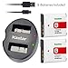 Kastar Battery (X2) & Dual USB Charger for Sony NP-BG1 NPBG1 NP-FG1 NPFG1 and Cyber-Shot DSC-W120 W150 W220 DSC-H3 H7 H9 H10 H20 DSC-H50 DSC-H55 DSC-H70 DSC-HX5V DSC-HX7V DSC-HX9V DSC-HX10V DSC-HX30V