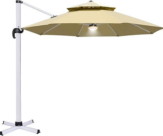 Amazon Com Patiassy 10 Feet Double Top Patio Offset Hanging
